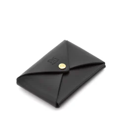 Sovana Card case in leather color black