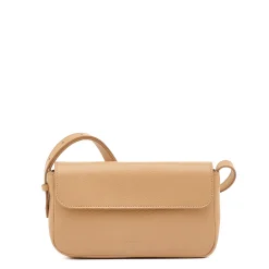 Studio Women's crossbody bag in leather color caffelatte