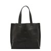 Talamone Women's tote bag in leather color black