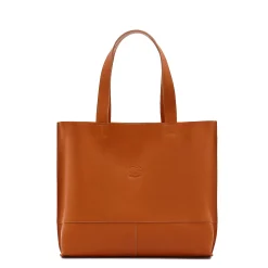 Talamone Women's tote bag in leather color caramel