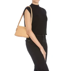 Tessa Women's crossbody bag in leather color natural