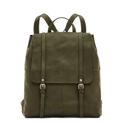 Trappola Men's backpack in vintage leather color forest
