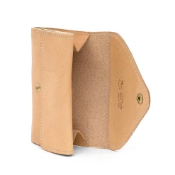 Uffizi Card case in leather color natural