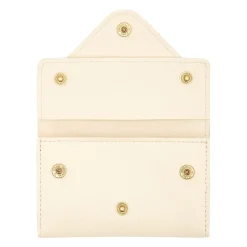 Uffizi Card case in leather color milk