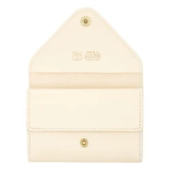 Uffizi Card case in leather color milk