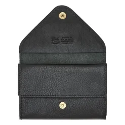 Uffizi Card case in leather color black