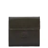 Wallet in leather color black