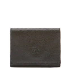 Wallet in leather color black