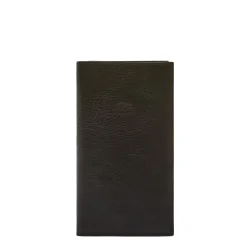 Wallet in leather color black