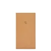 Wallet in leather color natural