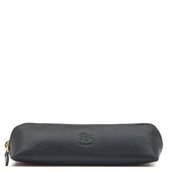 Women's case in leather color blue