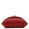 Women's case in leather color red