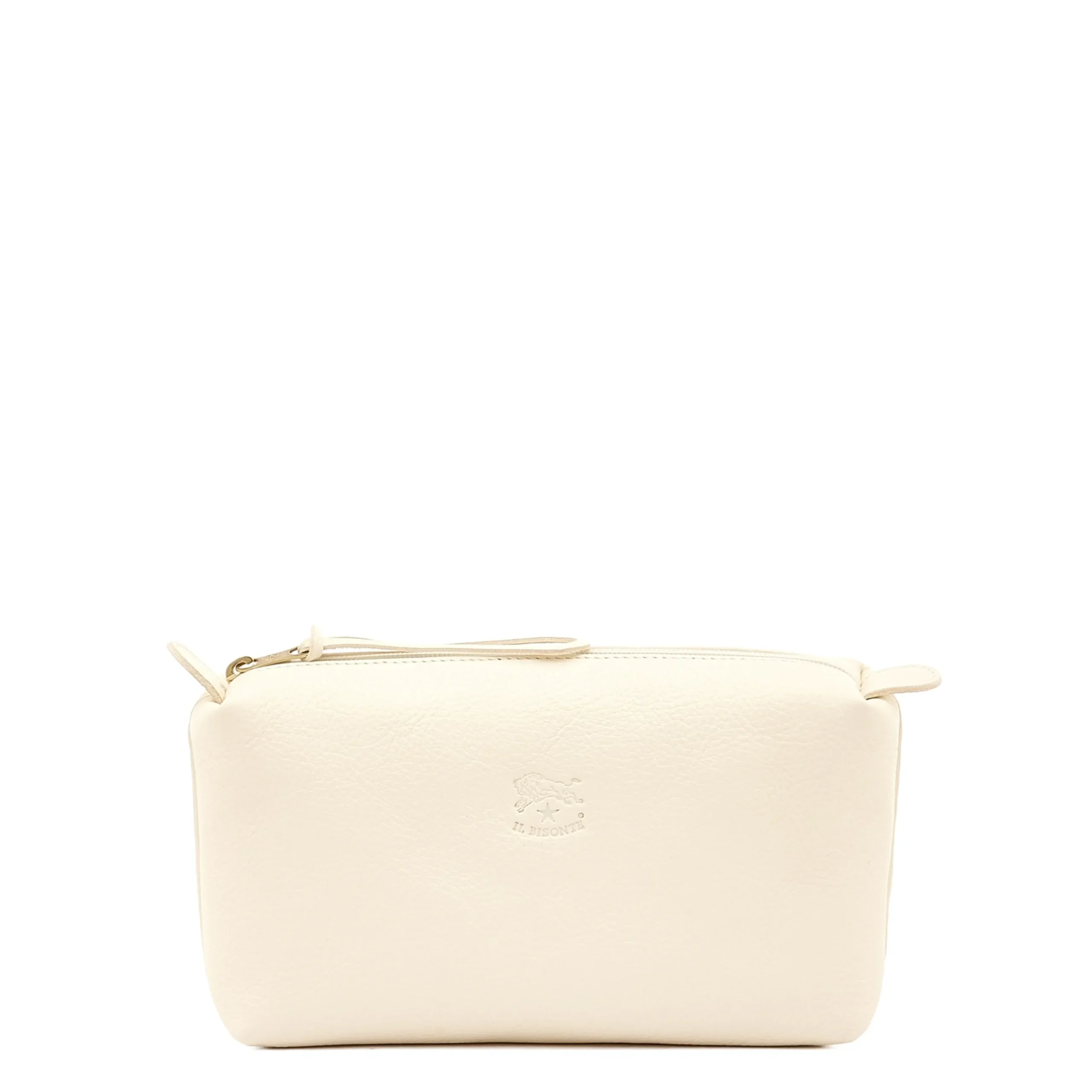 Women's case in leather color white