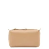 Women's case in leather color caffelatte