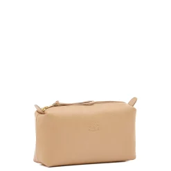 Women's case in leather color caffelatte