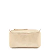 Women's case in metallic leather color metallic platinum