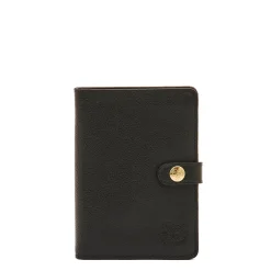 Women's wallet in vintage leather color black