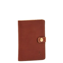 Women's wallet in vintage leather color sepia